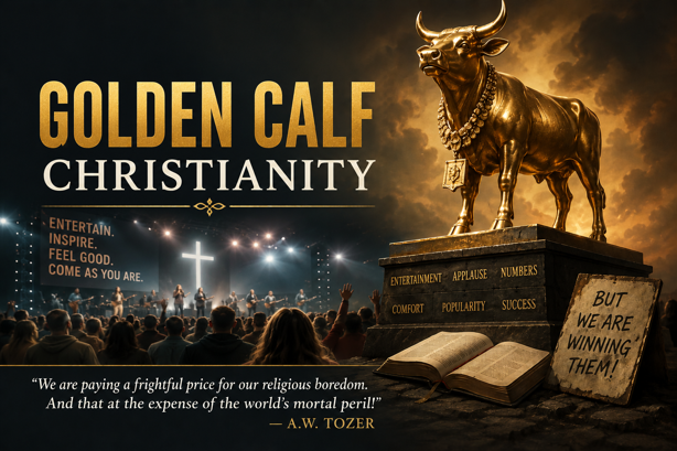 Image for post on A.W. Tozer's "Golden Calf Christianity"