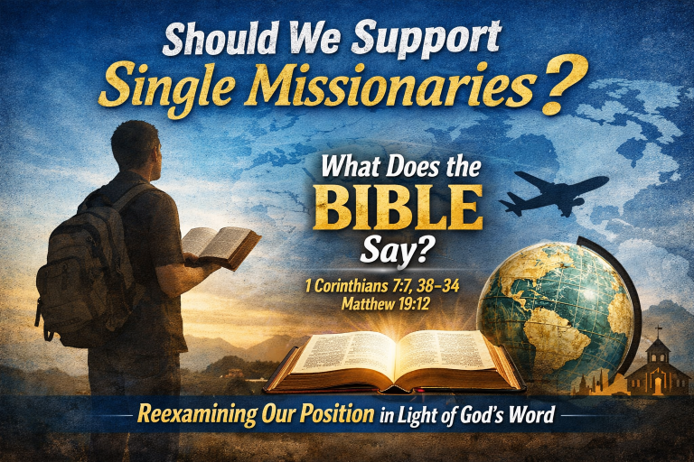 Graphic about Single Missionaries