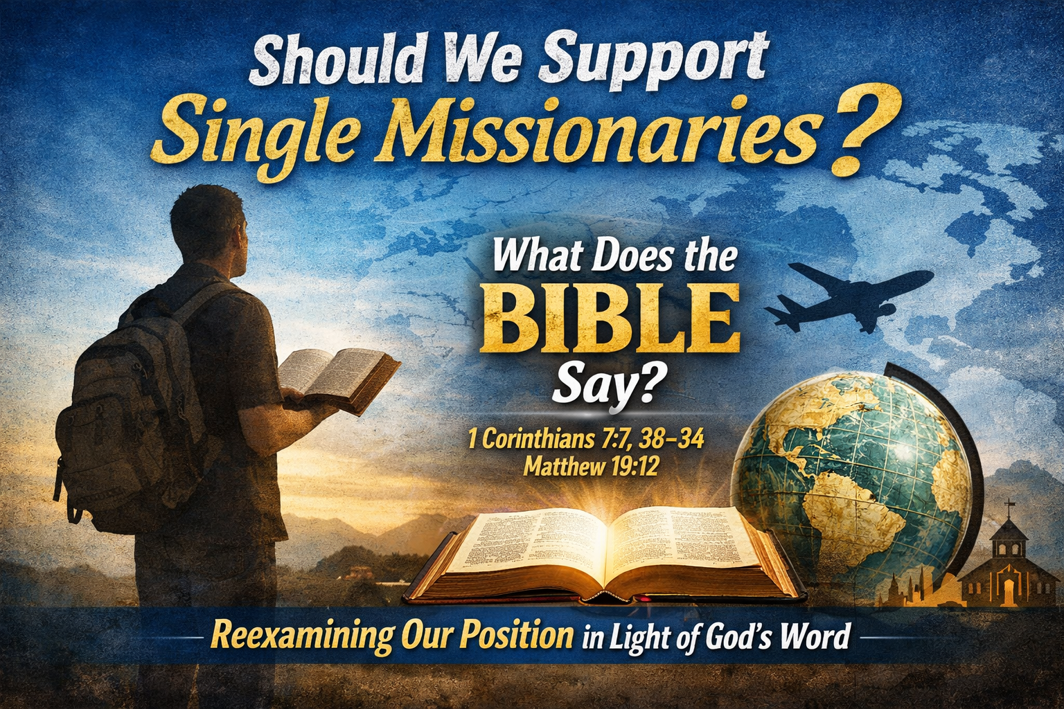 Graphic about Single Missionaries