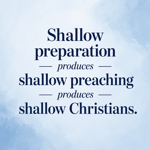 Quotation meme on preaching