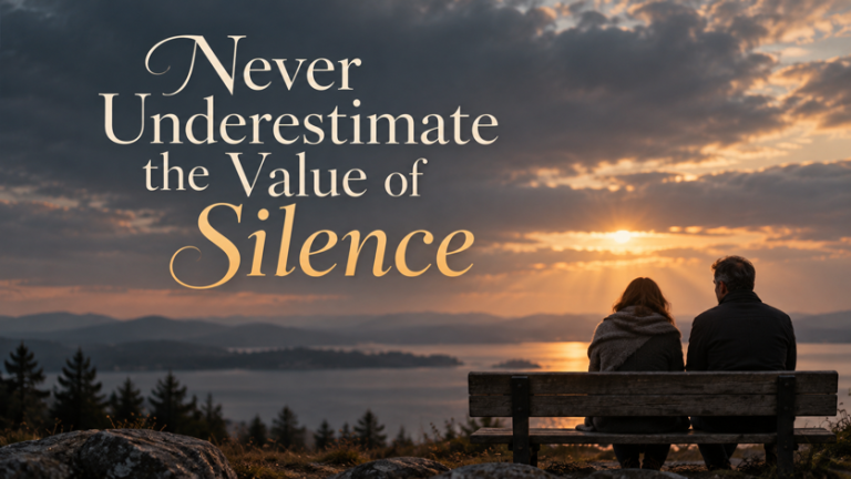 Graphic for "The Value of Silence" post